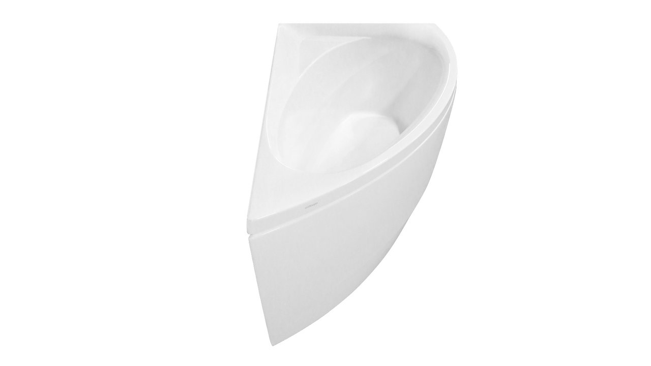 Aquatica Idea-L Acrylic White Freestanding Soaking Bathtub