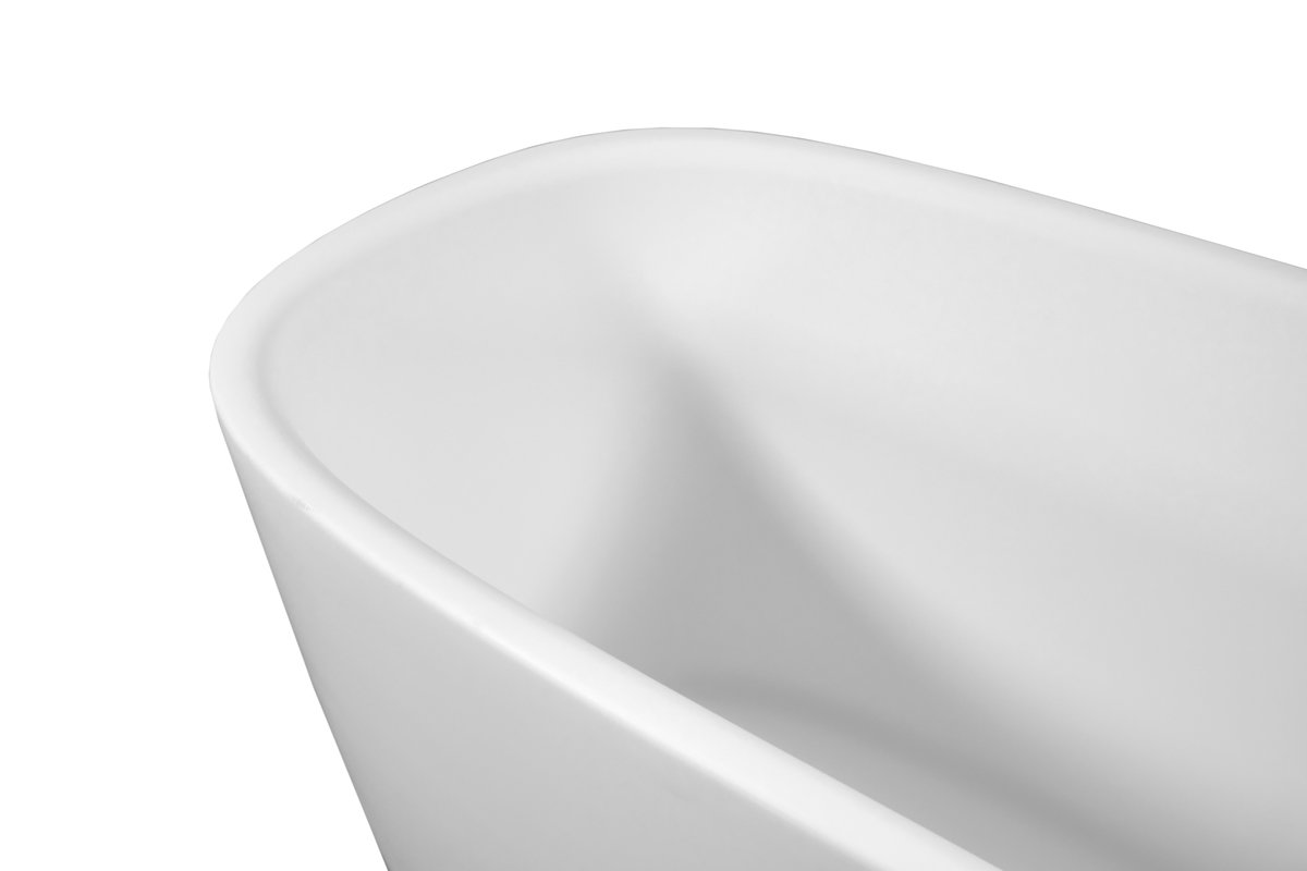 Lullaby 2 Max Wht Stone Bathtub