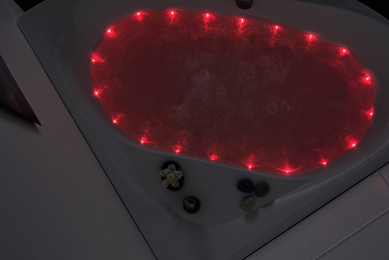 Olivia-B-Wht-Relax Acrylic Air-Massage Bathtub