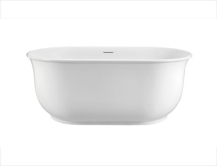 MTI Baths Acquabella Hamilton 2 Freestanding Mineral Composite Soaking Bathtub