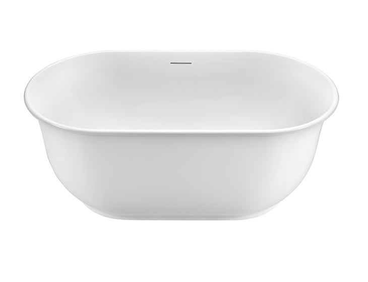 MTI Baths Acquabella Hamilton 2 Freestanding Mineral Composite Soaking Bathtub