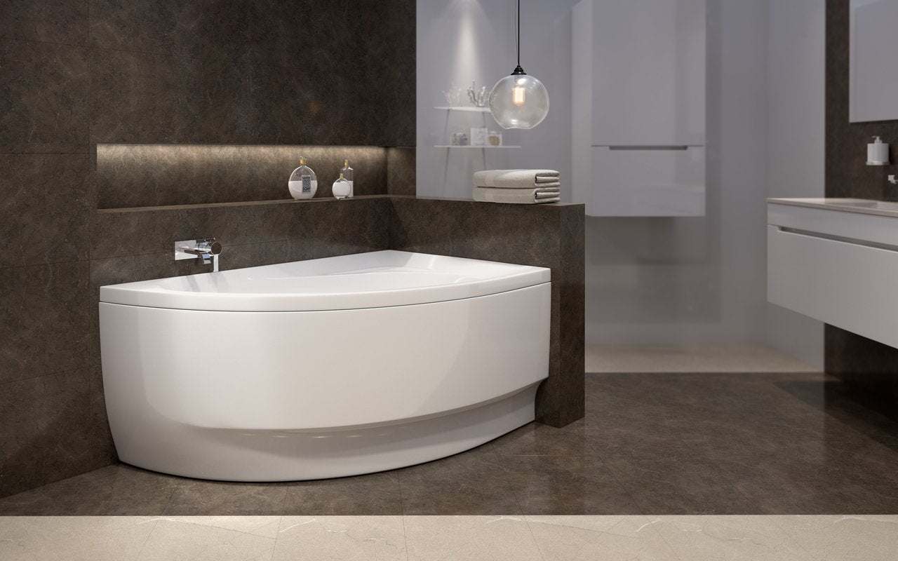 Aquatica Idea-L Acrylic White Freestanding Soaking Bathtub