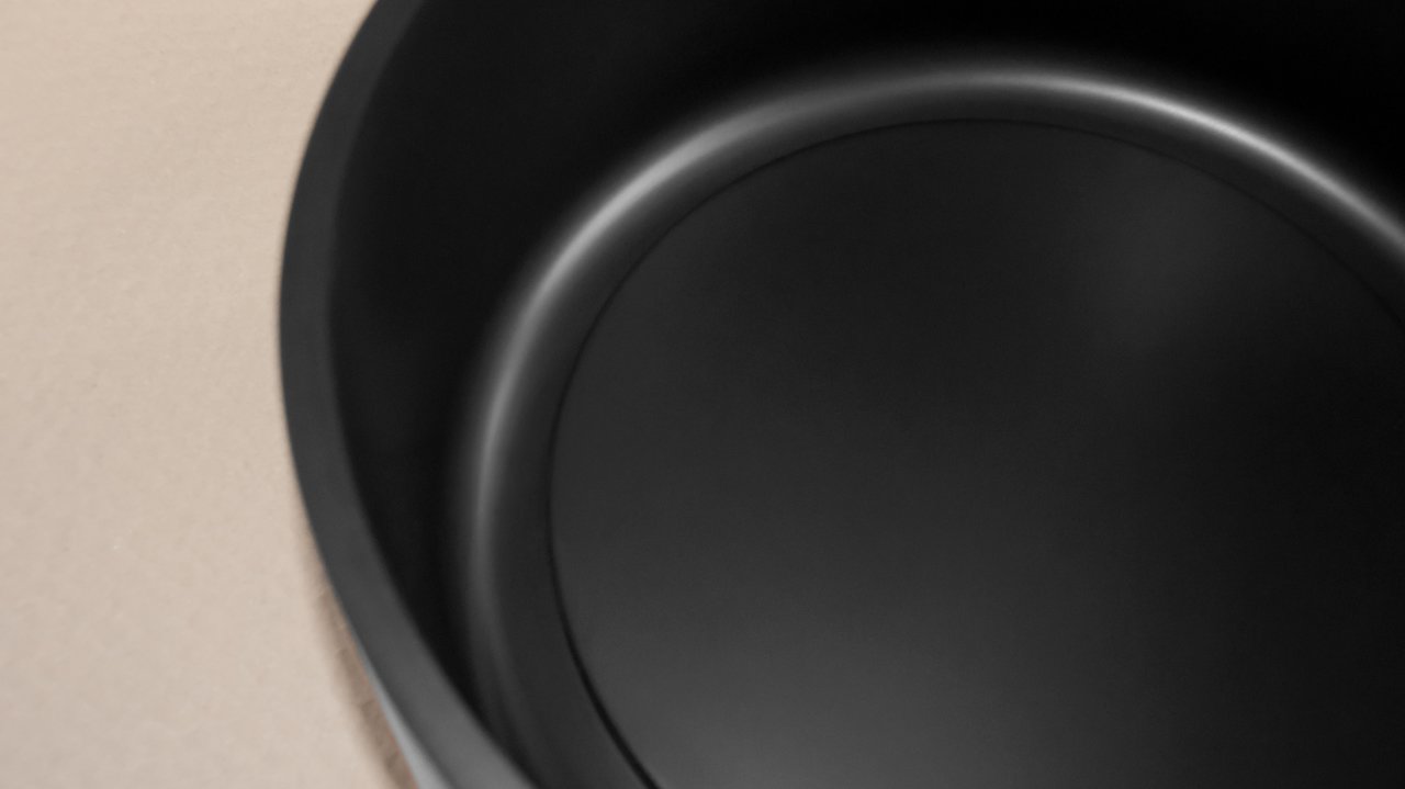Solace-A Plus Black Round Stone Vessel Sink