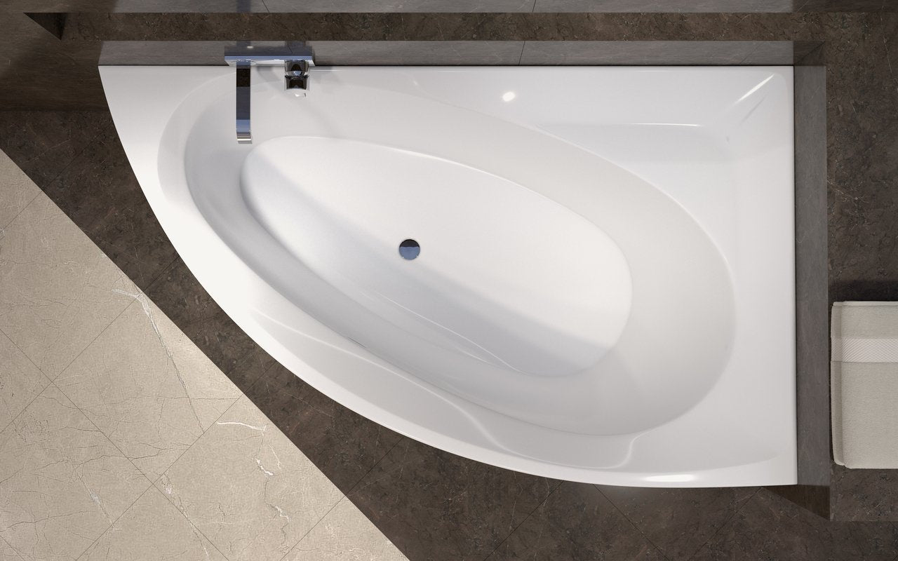 Aquatica Idea-L Acrylic White Freestanding Soaking Bathtub