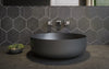 Aurora Black Round Stone Vessel Sink
