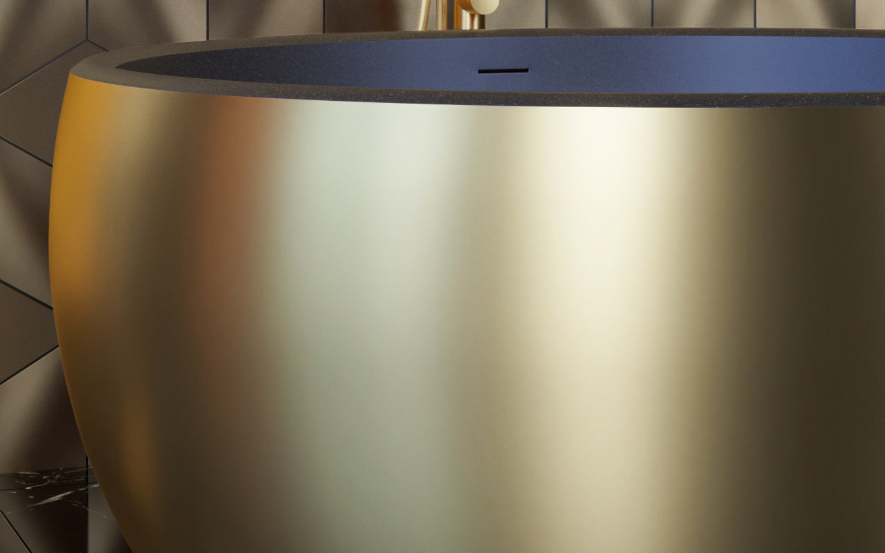 Aquatica NeroX MetalX VictGold Material Sample