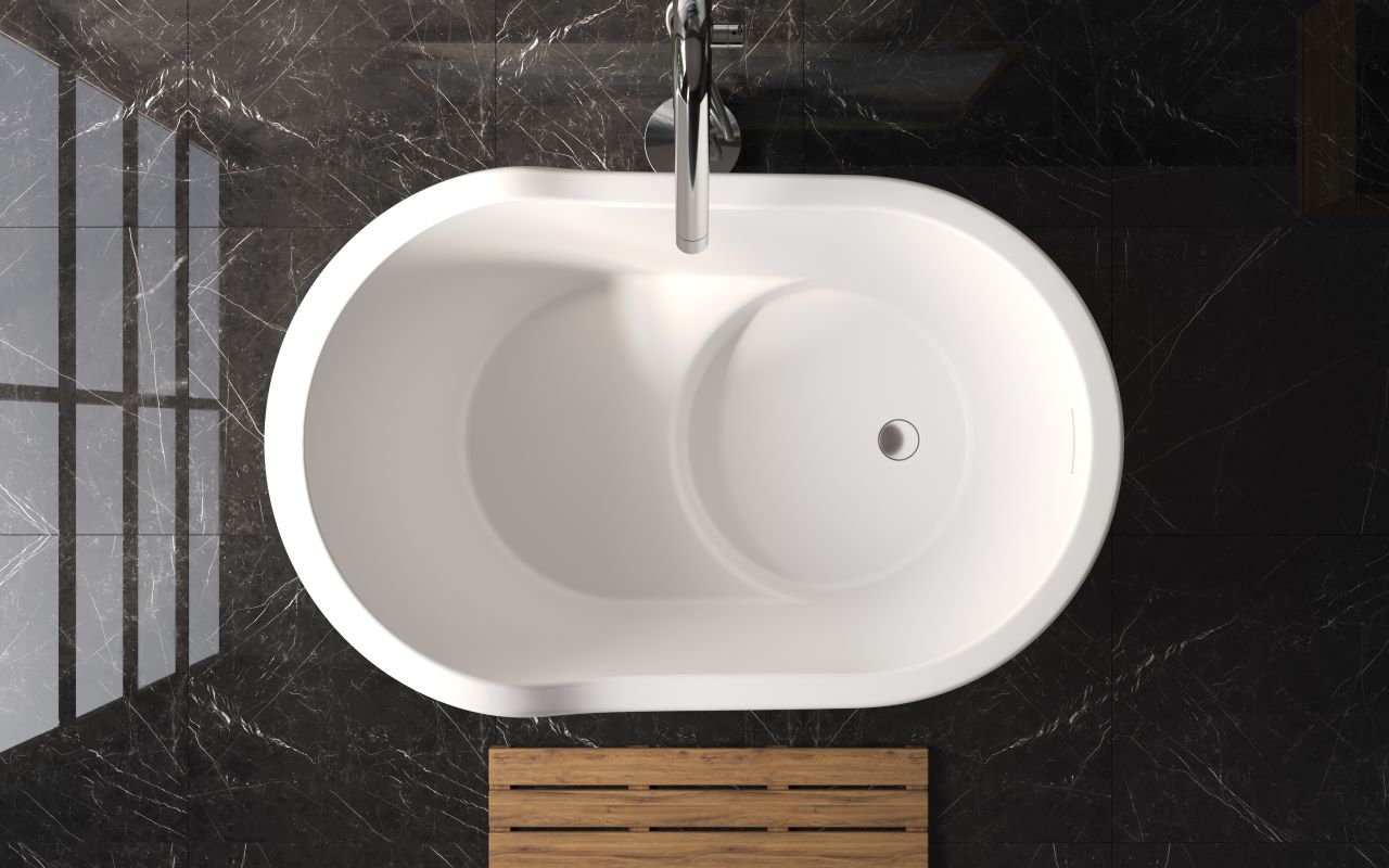 Aquatica True Ofuro Nano White Freestanding Japanese Soaking Bathtub