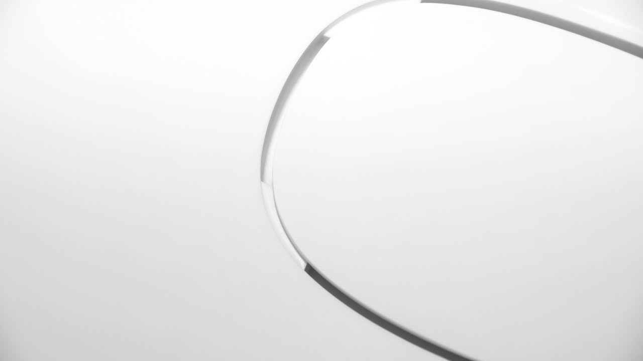 Karolina 2 White Oval Stone Vessel Sink