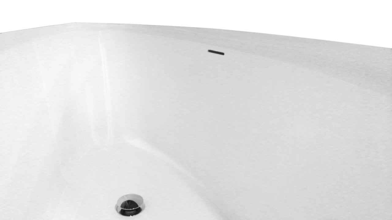 Aquatica Idea-L Acrylic White Freestanding Soaking Bathtub