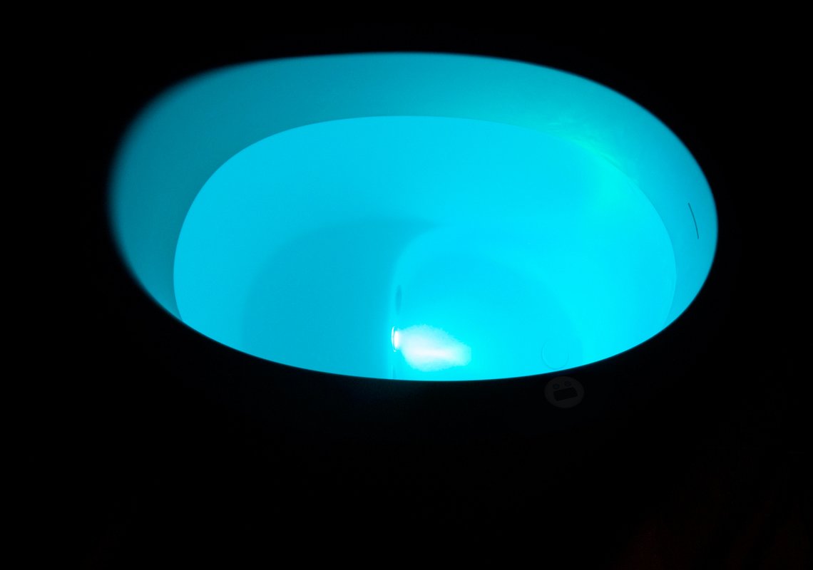 Aquatica True Ofuro Mini Tranquility Heated Japanese Soaking Bathtub - White Freestanding Tub