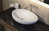 Spoon 2 White Stone Vessel Sink